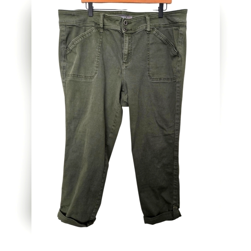 Torrid Olive Green Pants Size 20 EuC